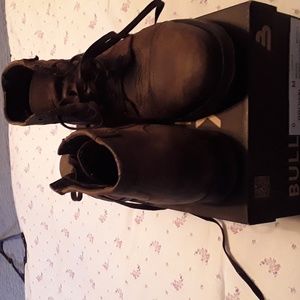 Mens Bull Boxer Brosus brown distressed 9 M